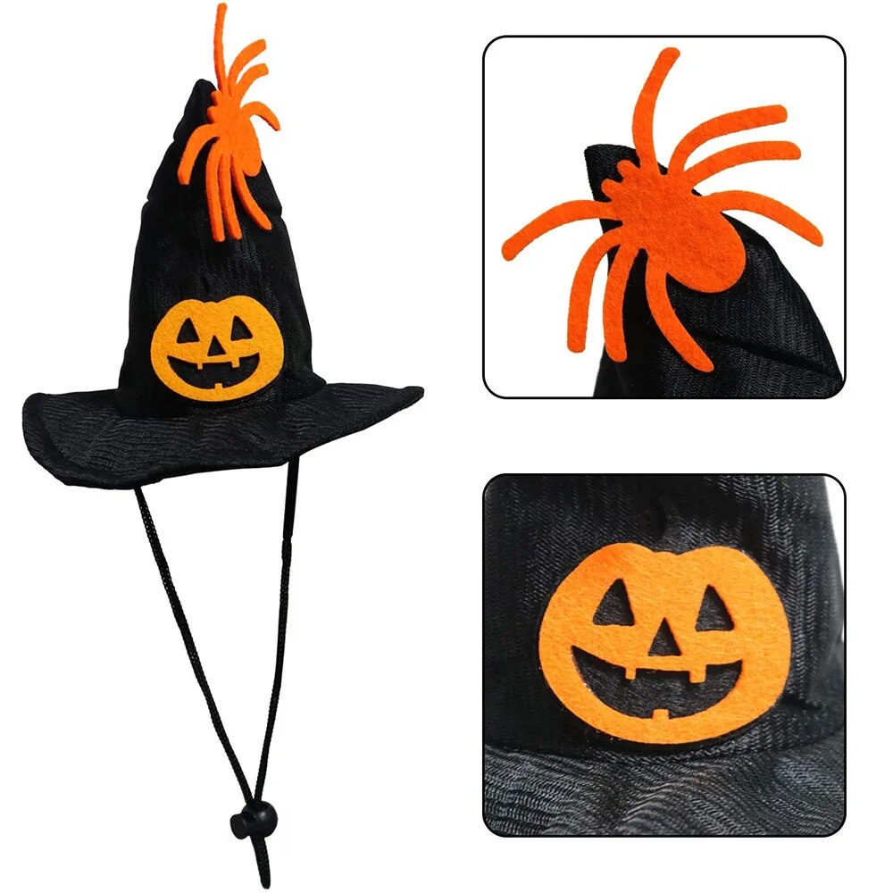 Halloween Hat Scarf Pet Dress Up Costume