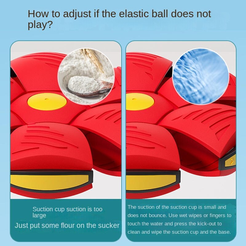 Pet Toys Flying UFO Saucer Ball